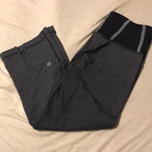 Lululemon wide leg cropped pants